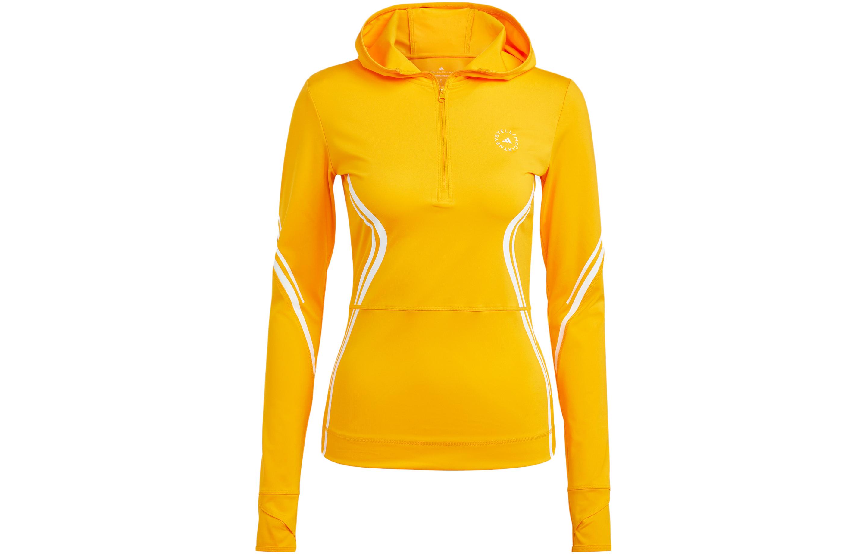 Adidas Jackets Women s Yellow Hooded Moderate Other HR4404 S