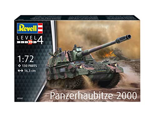 Revell 1/72 German Army Panzerhaubitze 2000 Plastic Model Kit 03347
