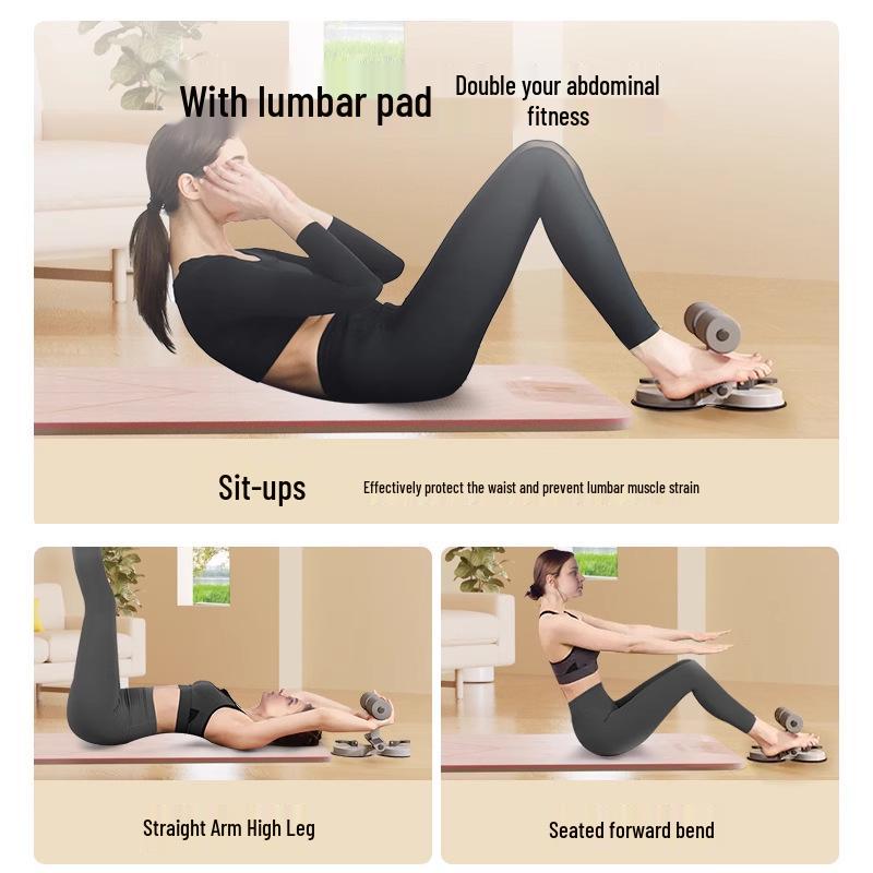 Sit-up Assist Device for Home: Foot Support Exercise Equipment for Fat Reduction, Body Shaping, Belly Slimming, and Weight Loss.