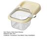 Sink Drain Strainer with Suction Cup Kitchen Sink Food Residue Catcher Basket Fine Mesh Strainer for Food Waste Leftovers