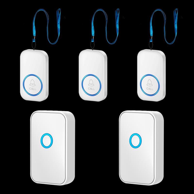 Wireless Senior Emergency Call Button with Rechargeable Alert System
