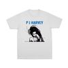PJ Harvey T-Shirt Rid of Me Indie Rock Singer John Parish Kate Bush Printed Short Sleeve Men Women Printed Lothing Shirt Y2K Top