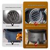 Portable Outdoor Firewood Stove with Large Iron Pot