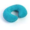 Travel Inflatable C-shaped Pillow for Car Airplane, Portable U-shaped PVC Plush Neck Pillow