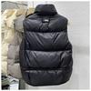 Women's Spring Autumn Loose Sleeveless Short Vest Jackets Solid Causal Warm Waistcoat Female Outerwear Tops