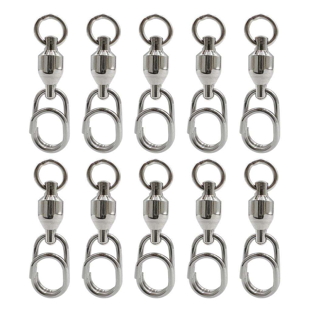 Stainless Steel Quick Snaps Power Speeds ??Swivel Pass Through Guide Rings Sea Fishing Lure Rod Line Connector Accessory