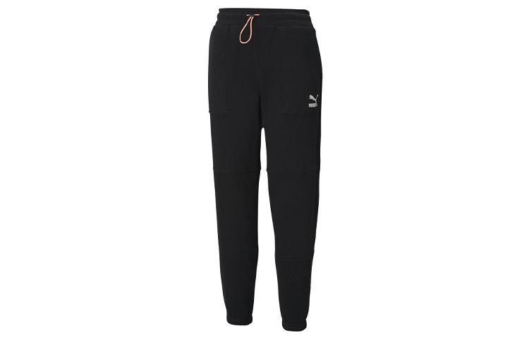 PUMA Casual Pants Women s Black Moderate Cuffed Pants 530302-01 L