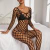One-shoulder Bodystocking Leopard Print Sexy Lingerie Babydoll Underwear Cosplay Nightclub Erotic Bodysuits Sexy Dress For Sex