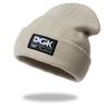Knitted Hat for Women Korean Version Warm Woolen Hat with Patch Fashion Street Dance Pullover Cold Hat for Men Trendy Letter Embroidery