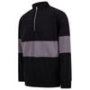 Front Row Unisex Adult Panelled Quarter Zip Jumper