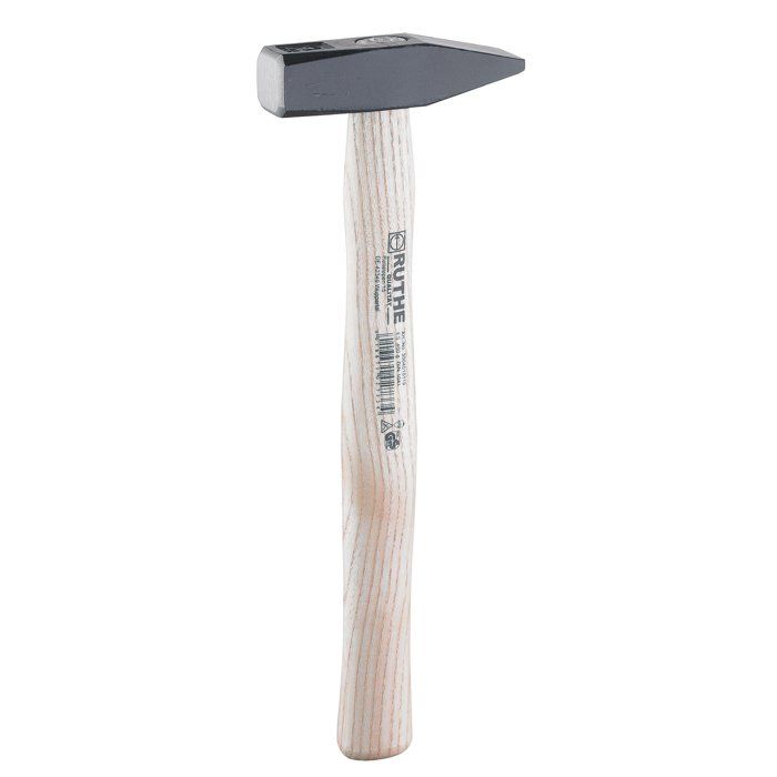Kladivo Ruthe - 3008010119 - Zámečnické kladivo DIN 1041 s topůrkem z jasanového dřeva (800 g)