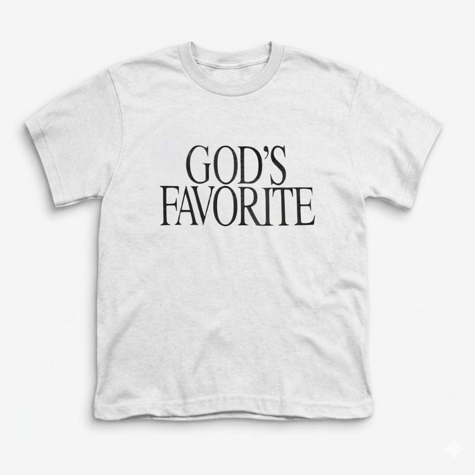 Gods Favorite Shirt, Faith Based Tee |Funny Religious Gift ,Blessed Trendy Spiritual Top XL