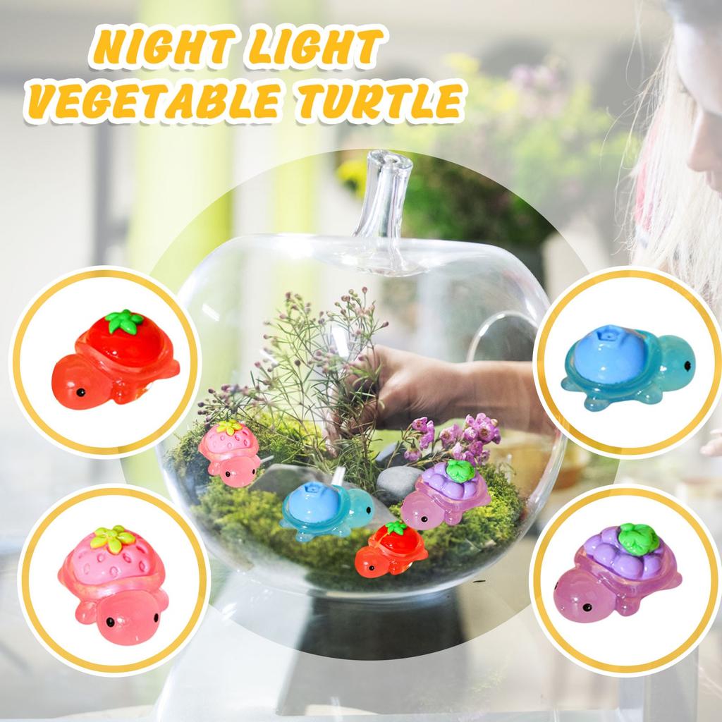 Night Glow, 50PCS Miniature Things Figurines To Hide, Animals Figures, For DIY Garden Decoration Dollhouse Micro Landsc