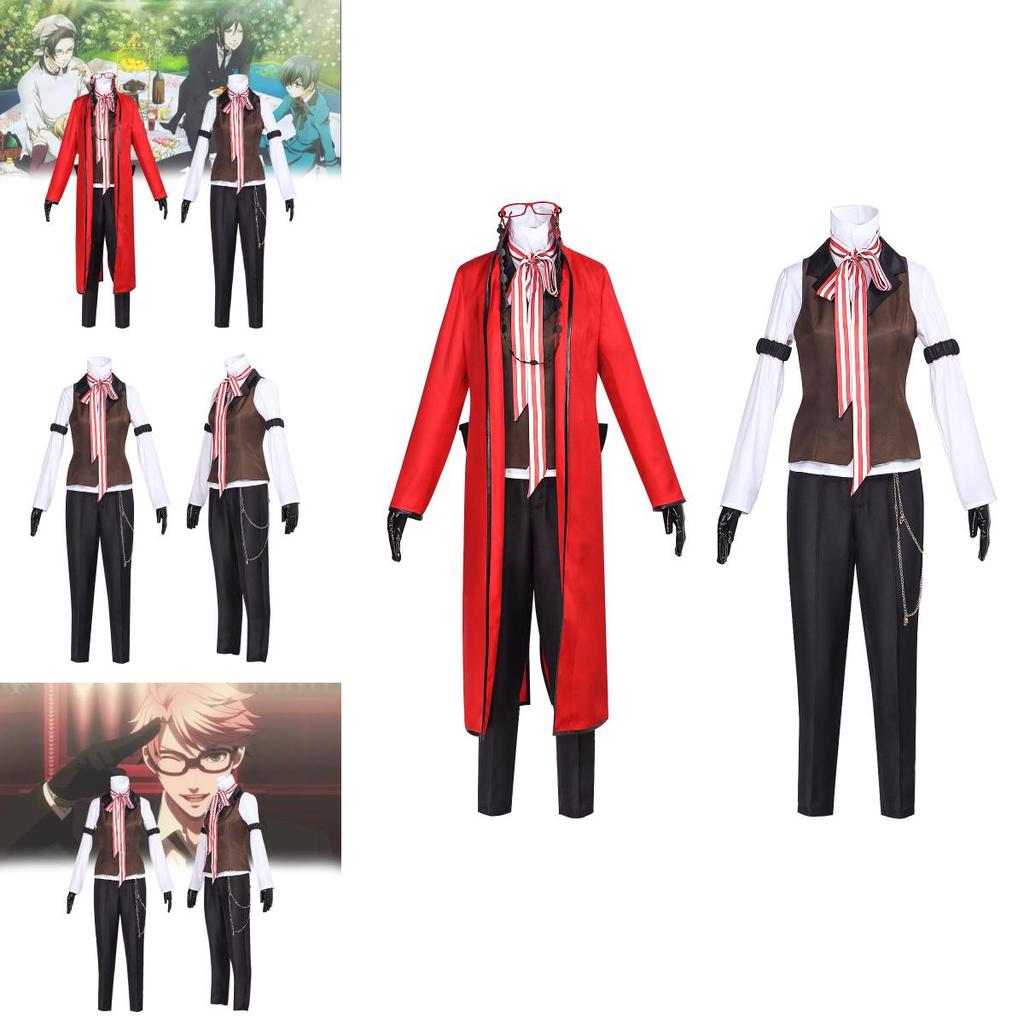 Black Butler Ii Ronald Knox Cosplay Costume Anime Manga Outfit Anime Clothing