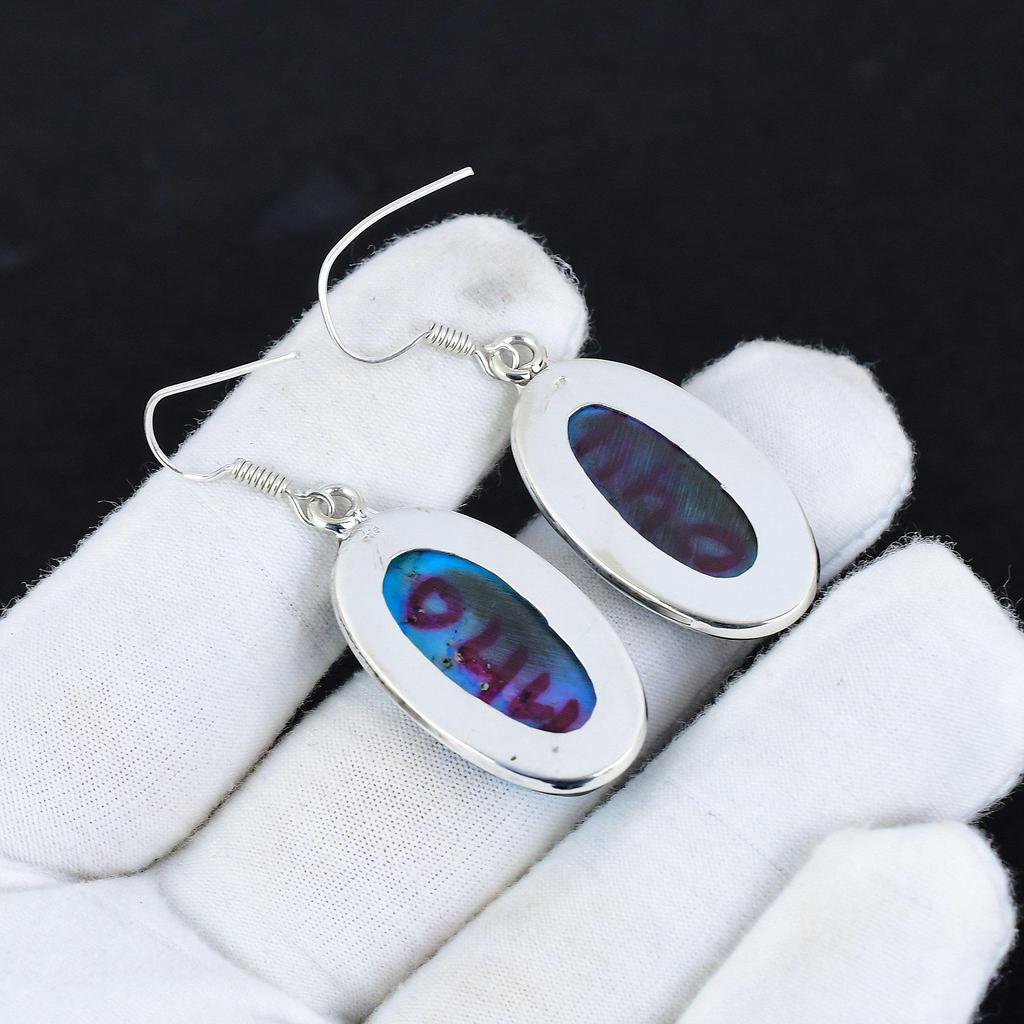 Natural Rainbow Moonstone Antique Earrings 925 Sterling Silver Earring, Boho Silver Jewelry Dangle Earrings, Gifts For Enganement Gifts For Her