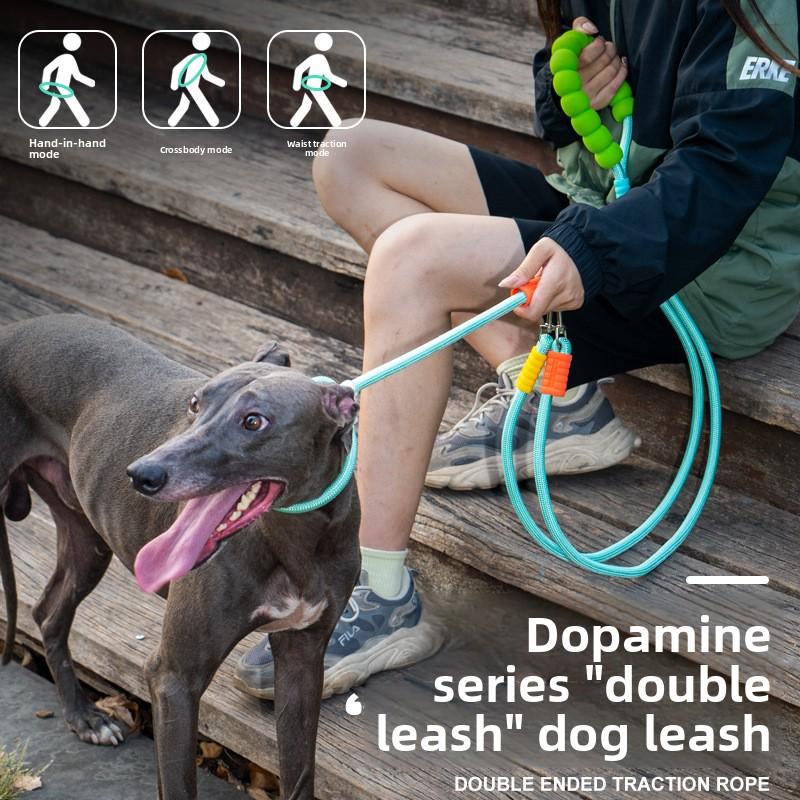 A Universal Leash for Large Dogs That Prevents Them From Breaking Free and Does Not Strangle Their Necks. It's A Versatile Dog Walking Tool