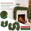 Christmas Rattan Greenery Door Hanging 180-270cm Wall Decoration Ornament