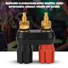 Speaker Binding Post Terminal Power Amplifier 2 Way Banana Plug Jack (4PCS)