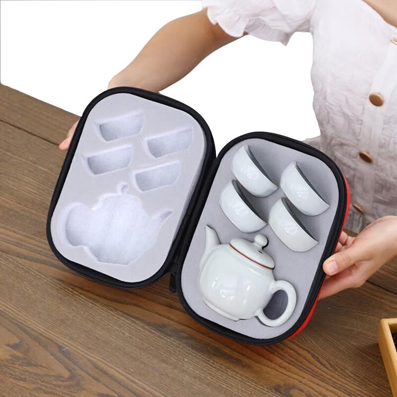 Bafangli 'Fuman Tianxia' 5-Piece Ceramic Tea Set