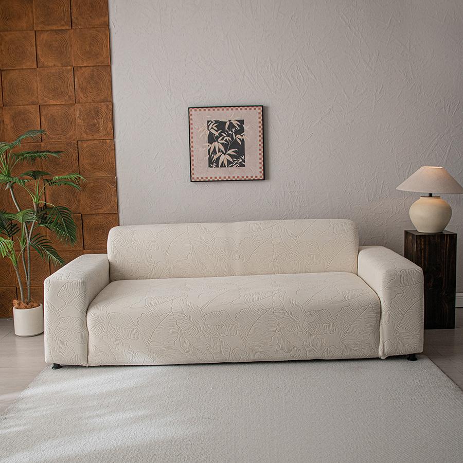 1 Pc Jacquard Sofa Cover Full Coverage Elastic Sofa Cover Decorate The Sofa In The Living Room Multiple Color Sofa Cover