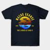 Men Black Print T-shirt 82 Macho Grande No-Cut Transfer Paper Print Cotton Tshirt