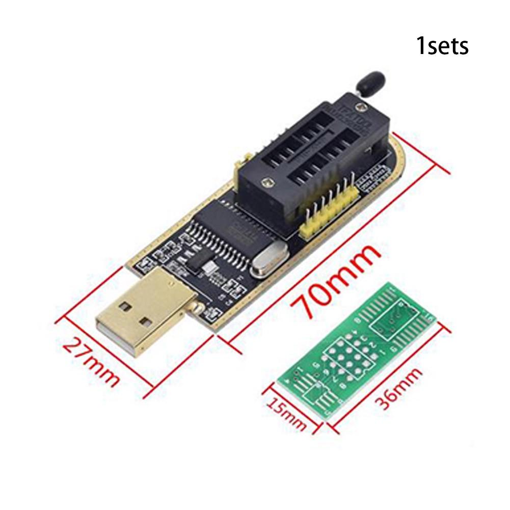 CH341A 24 25 Series  Flash BIOS USB Programmer+For SOIC8 SOP8 Chip IC Adapter