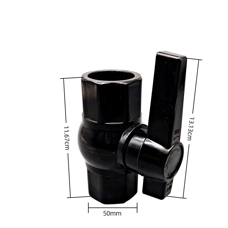 Pvc Pipe Ball Valve 20/25/32/40/50Mm Garden Irrigation Agriculture Water Supply Aquarium Water Pipe Connector Fittings