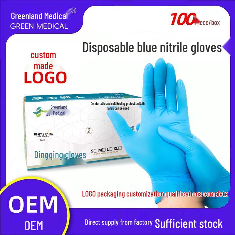 Durable Waterproof Disposable Nitrile Gloves for Kitchen and Housework