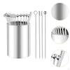 20Pcs Cocktail Picks with Holder Drink Toothpicks Party Supply Appetizer Skewers for Kitchen Cupcake