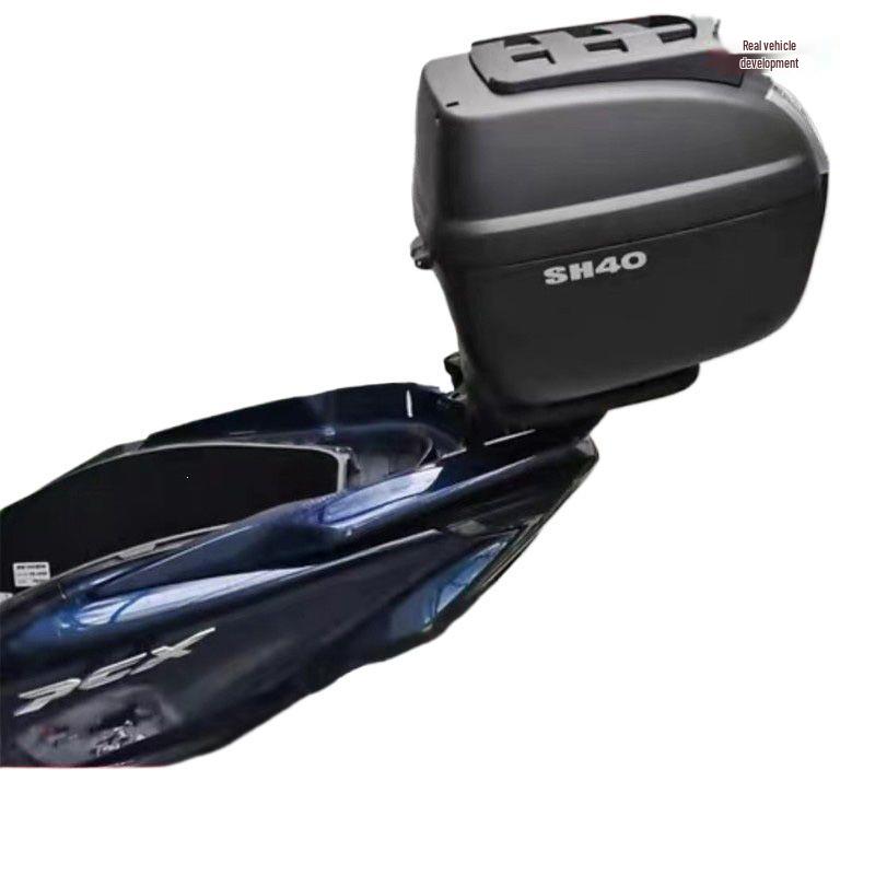 Honda 160 Rear Rack: Aluminum Alloy Motorcycle Tail Box Luggage Rack with Thickened Fixing Bracket