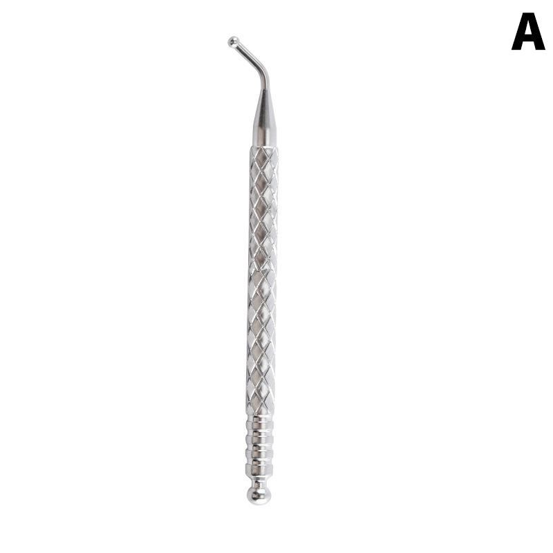 Stainless Steel Ears Acupuncture Point Probe Pen Meridian Detector Massager Home Reflexology Wellness Tool A