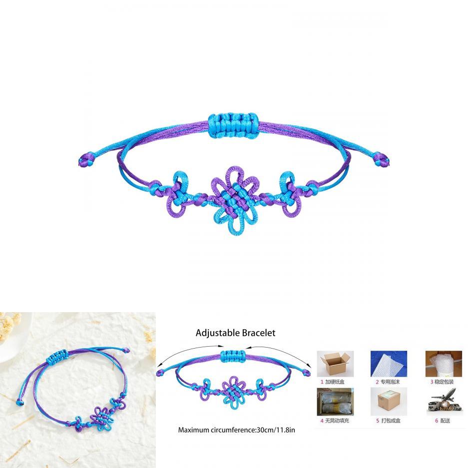 Kpop Demon Hunters Rumi Chinese Knot Handmade Bracelet For Gift And Travel Souvenir