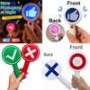 Double-Sided Hold Up The Sign Electronic Hand Held Response Card  Office Party
