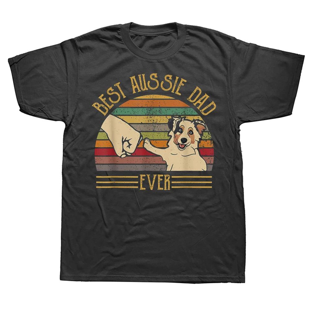 

Best Aussie Dad Ever Retro Vintage T Shirts Summer Graphic Cotton Streetwear Short Sleeve Birthday Gifts T-shirt Mens Clothin... 5XL