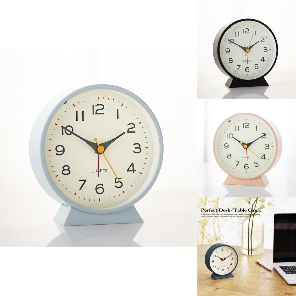 Modern Minimalist Childrens Table Clock With Night Light And Silent Alarm For Bedroom Decor