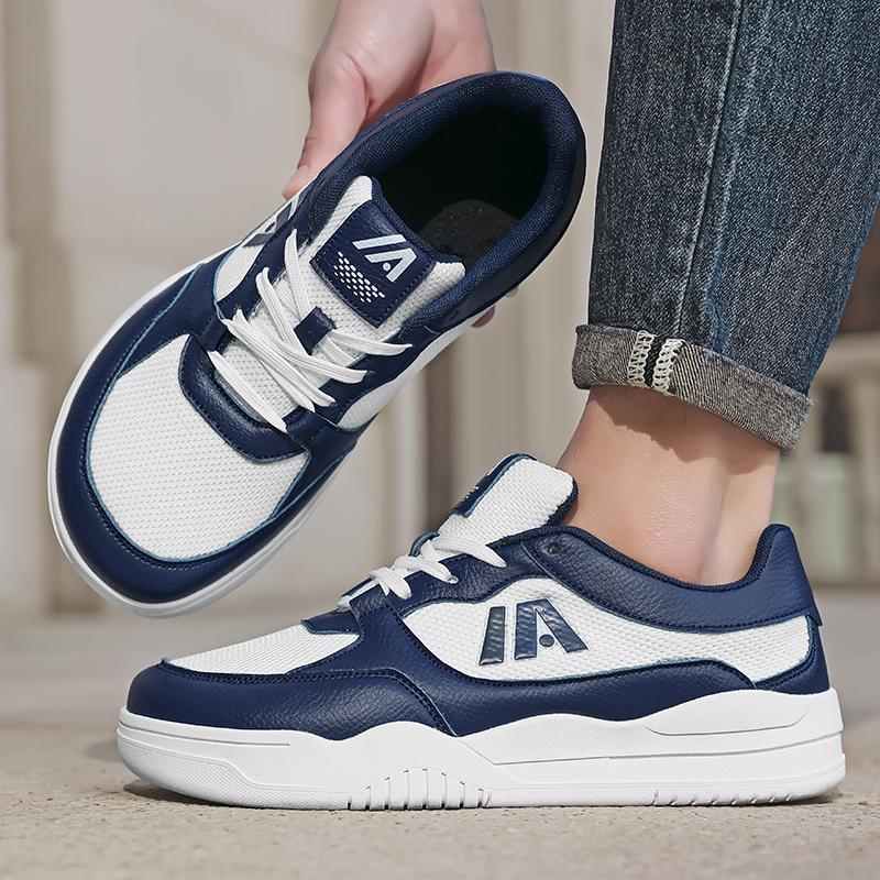 Wide Toe Box Sneakers for Men Breathable Mesh Casual Sports Shoes Plus Size 39-48 Board Shoes Anti-slip Soft Sole