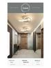 Modern Minimalist LED Ceiling Light for Hallway, Entrance, or Balcony