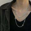 Stylish H-Letter Pig Nose Long Necklace Sweater Chain - High Quality Autumn & Winter Color Retention