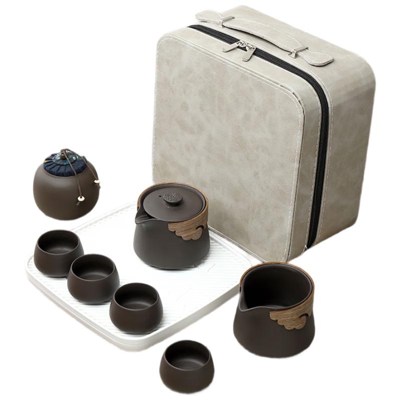 Wo Ding Zisha Travel Kung Fu Tea Set