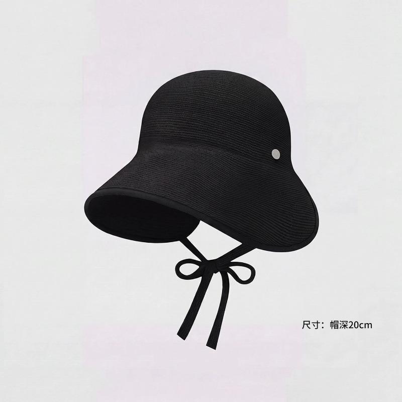 Women S Korean Style Large Brim Foldable Bucket Hat For Spring Summer Outing