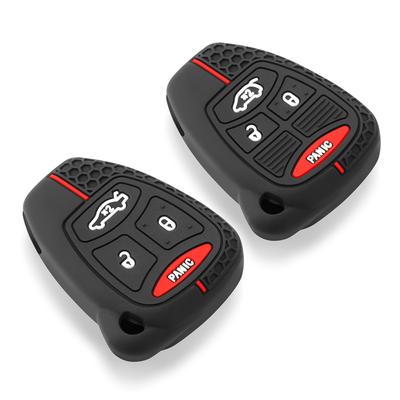 Silicone Key Fob Cover for Jeep 300C Avenger Sebring Chrysler 200 Aspen Dodge Charger Commander Grand Cherokee Liberty