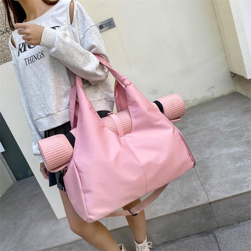 Yoga bag women can print logo fitness bag new wet and dry separation large capacity travel bag yoga studio sports bag