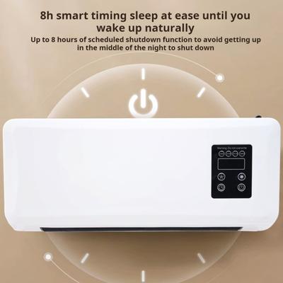 Electric Wall Mounted Heater Portable Smart Space Heater Room Warmer with Clothes Drying