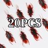 11-11pc Halloween Simulation Bug Spider Centipede Scorpion Bat Funny Fake Cockroach Toy Party Supplies DIY Party Decor Props