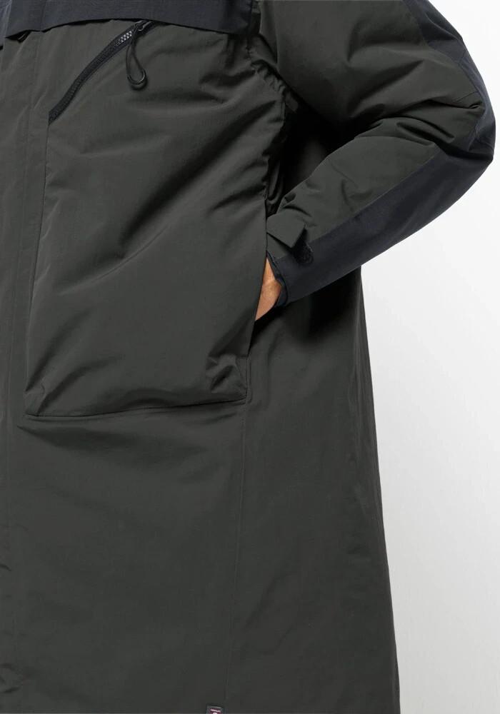 Jacket Jack Wolfskin Heumarkt 2l Parka Granite Black