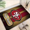 Custom Name Rug San Francisco Football Area Rug Suitable for Indoor And Outdoor,Carpets for Homes, Offices,Living Rooms,Home Decor,Christmas Gift