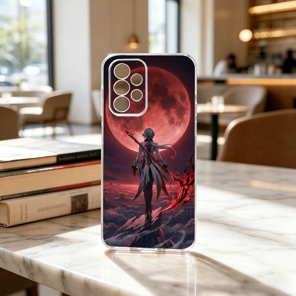 Coque de téléphone G-Genshin I-Impact A-Arlecchino Pour Samsung S25,S24,S21,S22,S23,S30,Ultra,S20,Plus,Fe Couverture Transparente