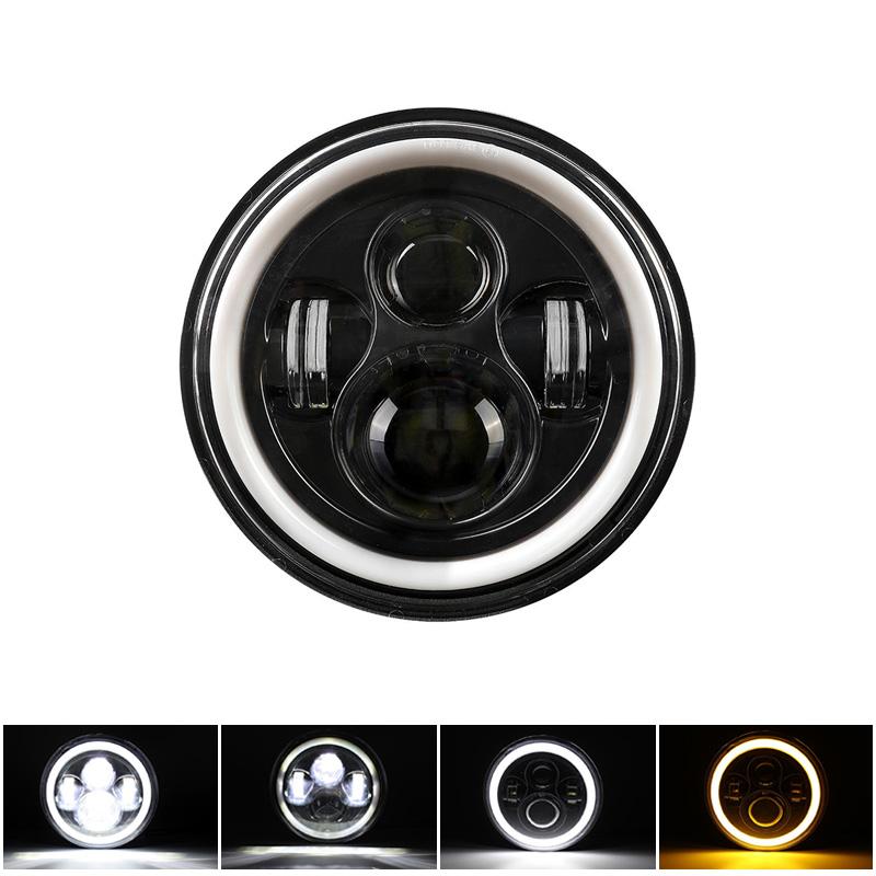 

Разъем H4-H13 светодиодная фара подходит для Jeep CJ/Wrangler JK фары светодиодные дальнего света для Land Rover Defender H4 H13 фара