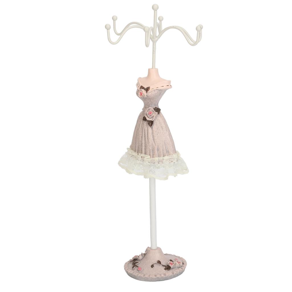 Mannequin Dress Jewelry Display Stand Model Dress Earrings Necklace Jewelry   Decorative Jewelry Doll Holder