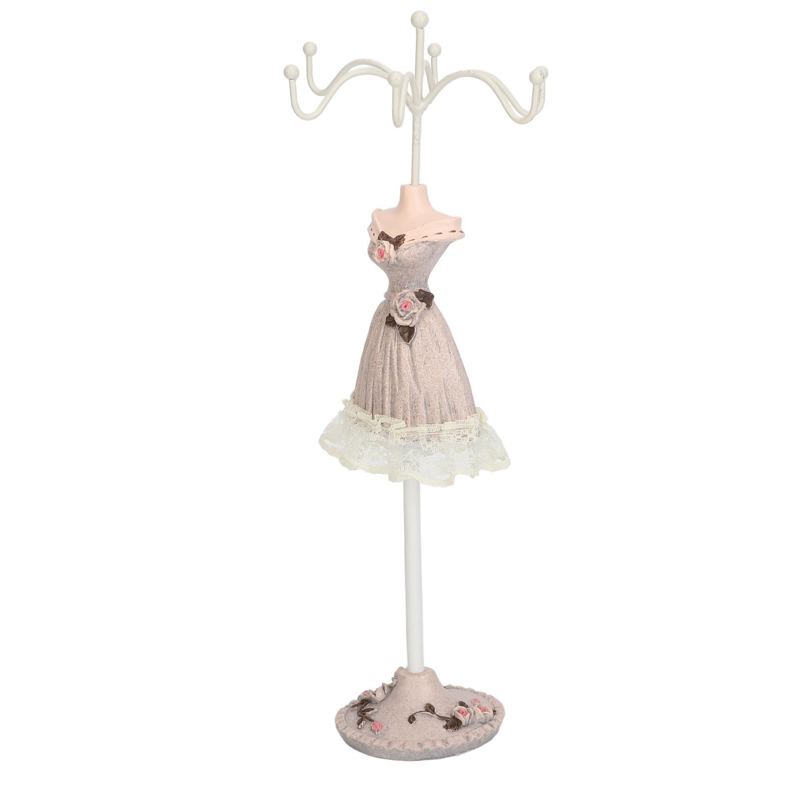 

Mannequin Dress Jewelry Display Stand Model Dress rrings Necklace Jewelry Decorative Jewelry Doll Holder